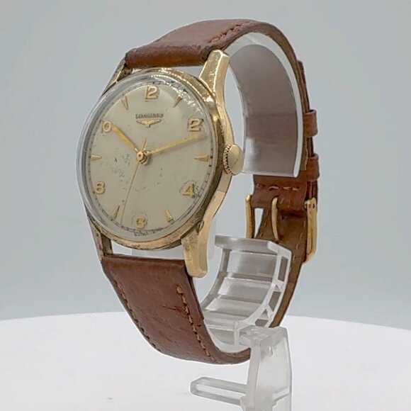 Vintage Longines 17 Jewel Men's Mechanical Wristwatch 23ZS Swiss 10k GF